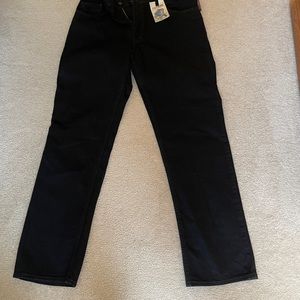 Arizona black jeans with tags.  38x34